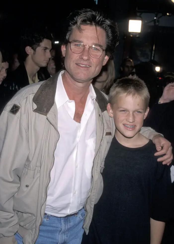 5. Wyatt Russell, son of Kurt Russell and Goldie Hawn, back then: