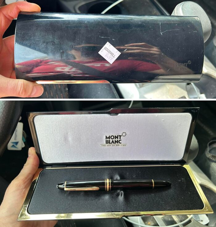 "Went In For A Trinket Box And Walked Out With A $0.99 Montblanc Pen"