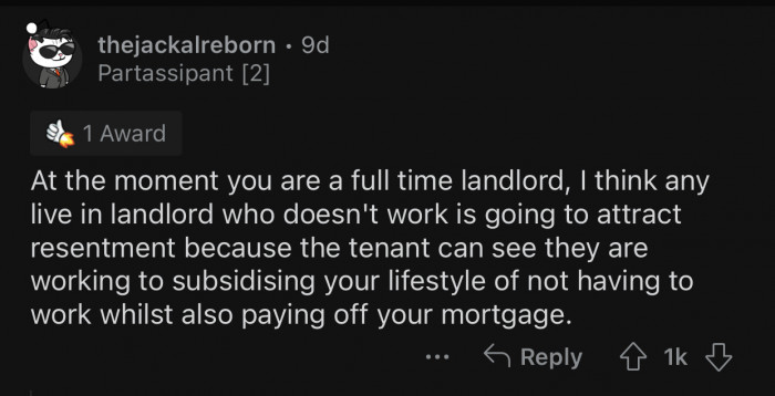 It's a common feeling that you can't really condemn.