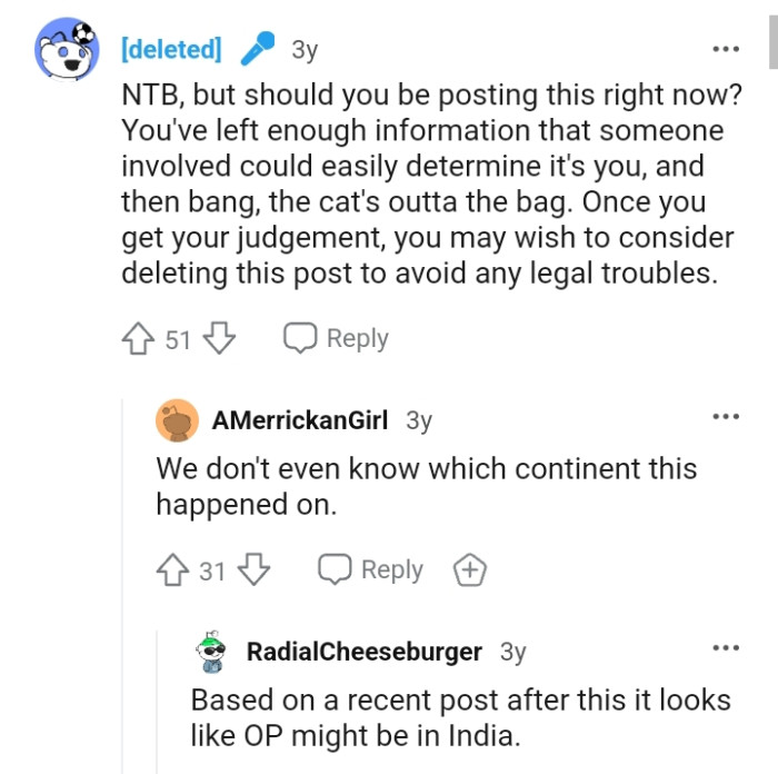 The OP might want to delete the post once he gets a judgment