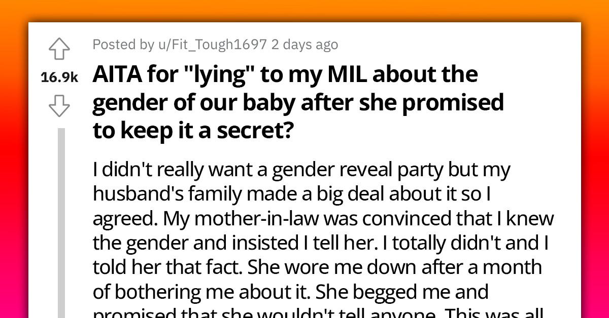 Mother-In-Law Pesters Pregnant Daughter-In-Law To Share Baby's Gender Before The Gender Reveal Party