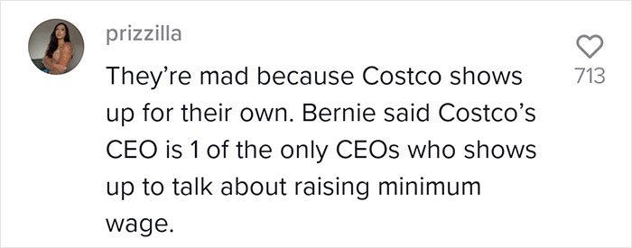Exactly. These people should leave their jobs and work at Costco then.