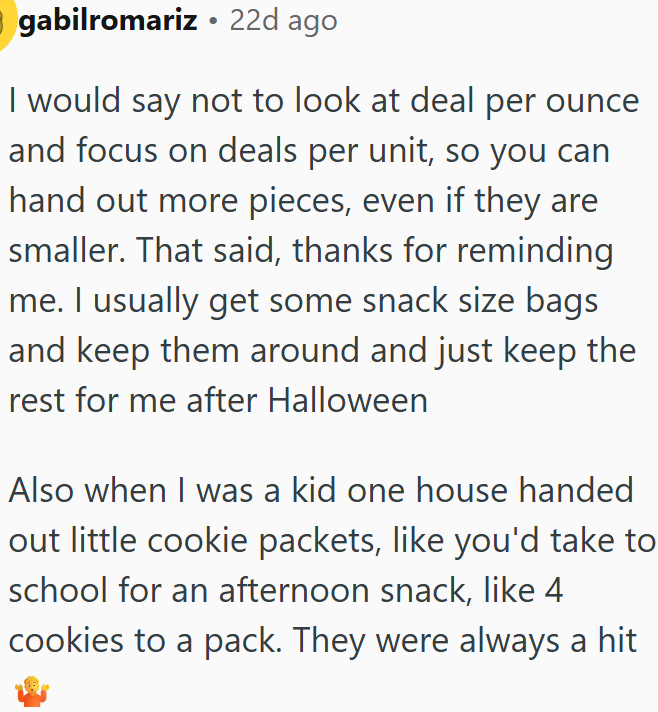 Focus on Deals per Unit Instead of per Ounce to Stretch Your Candy Budget and Hand Out More Treats