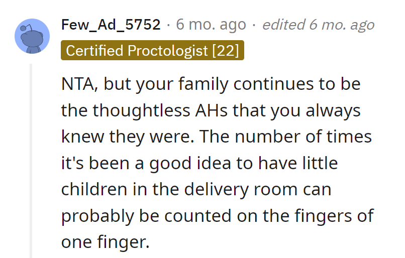 Family: Thoughtlessness experts.