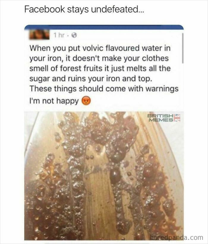 "WCGW Filling Your Iron With Sugar Water"
