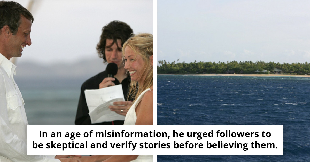 Tony Hawk addresses speculation about his alleged wedding on Epstein’s island.