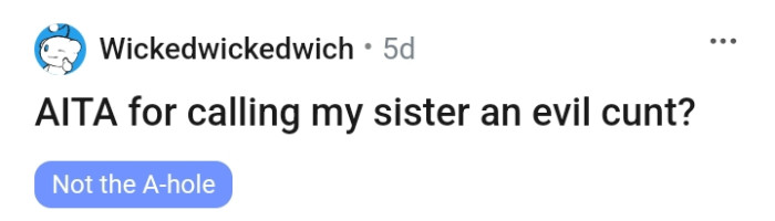 The OP begins her story