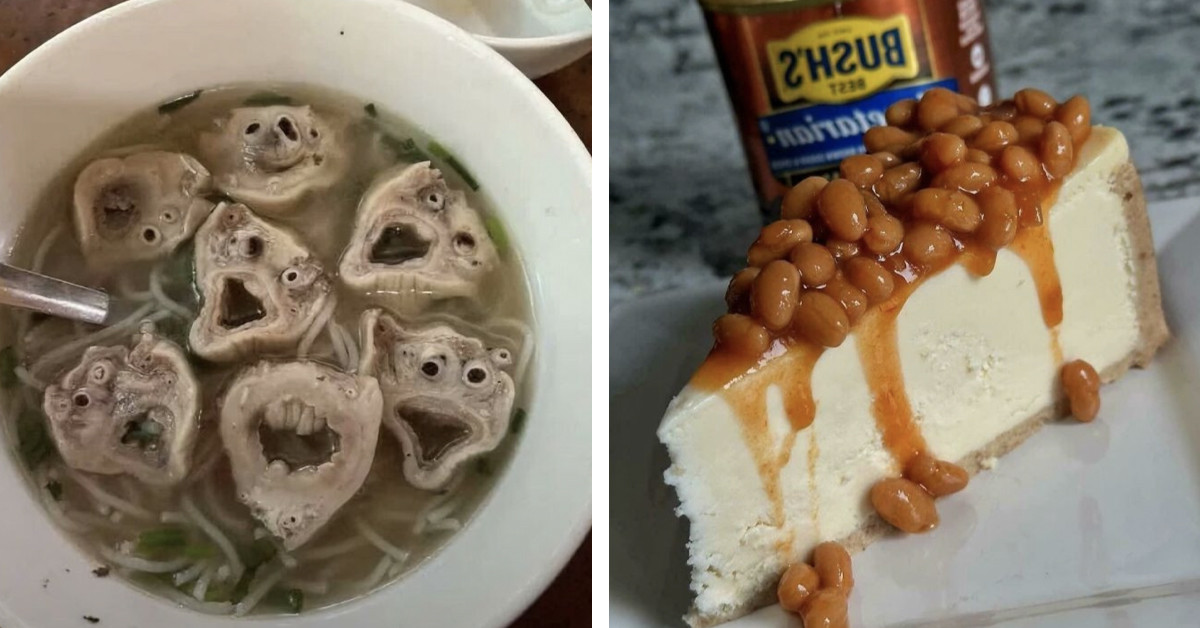 68 Meals So Strange They Almost Defy Explanation