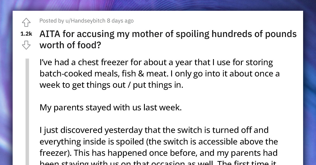 Accusations Fly As Redditor And Mom Clash Over Hundreds Of Pounds Of Spoiled Food