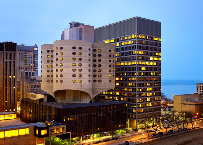 Bertrand Goldberg's Prentice Hospital, Chicago. Built In 1975 And Demolished In 2014