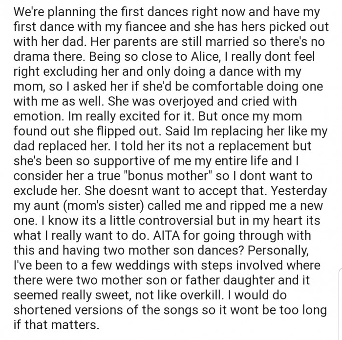 Now during his wedding, he has chosen to honor his stepmother alongside his biological mother. However, his biological mother is not willing to share the spotlight with the same woman who snatched her husband away.