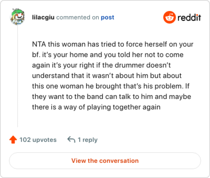 I think many of us can agree that she's NTA and we would have reacted the same, if not worse.