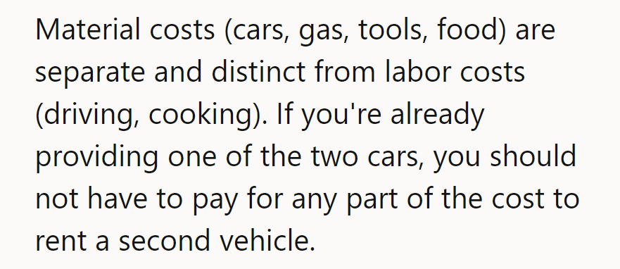 Material costs vs. labor costs: Keep the books balanced, folks. One car, one bill!