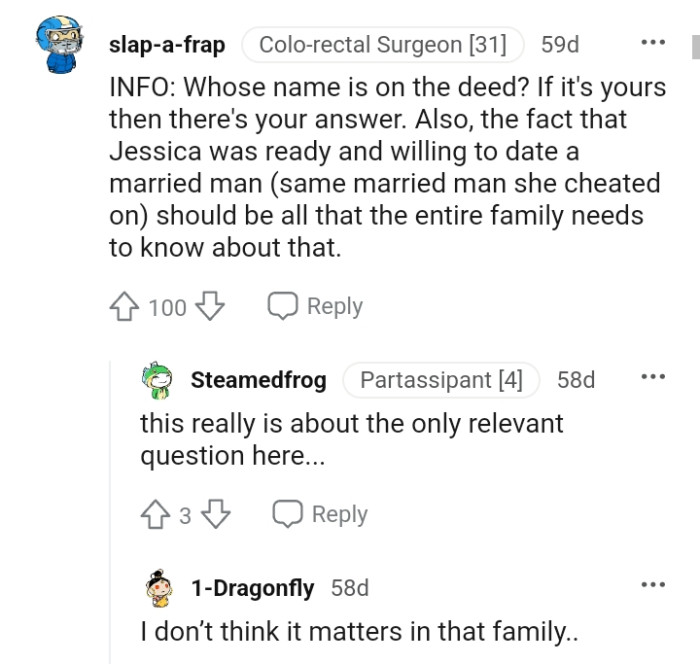 That should be all the family needs to know about