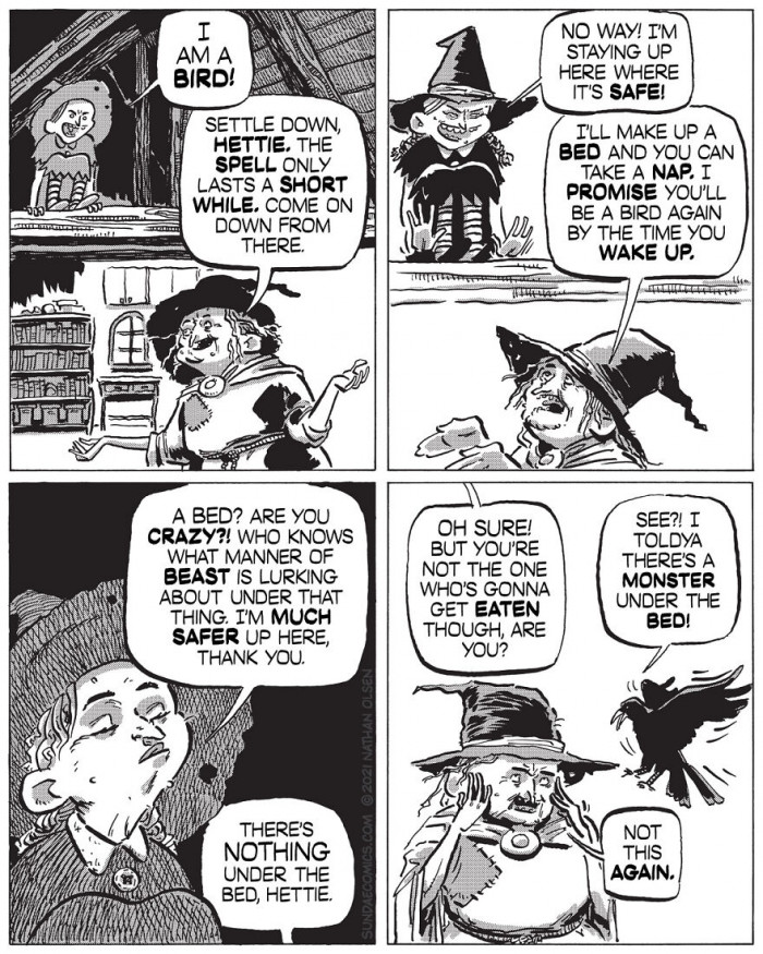 26. There's a monster under the bed