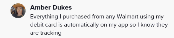 This commenter always knows she's being tracked