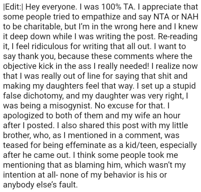 The OP had to admit that he was wrong hence this edit...