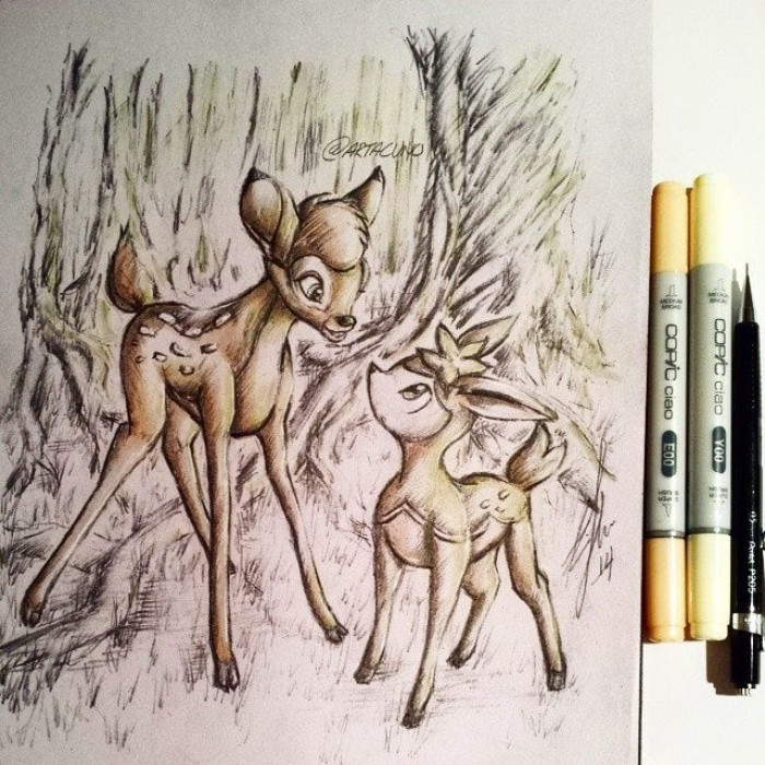 9. Bambi and Deerling