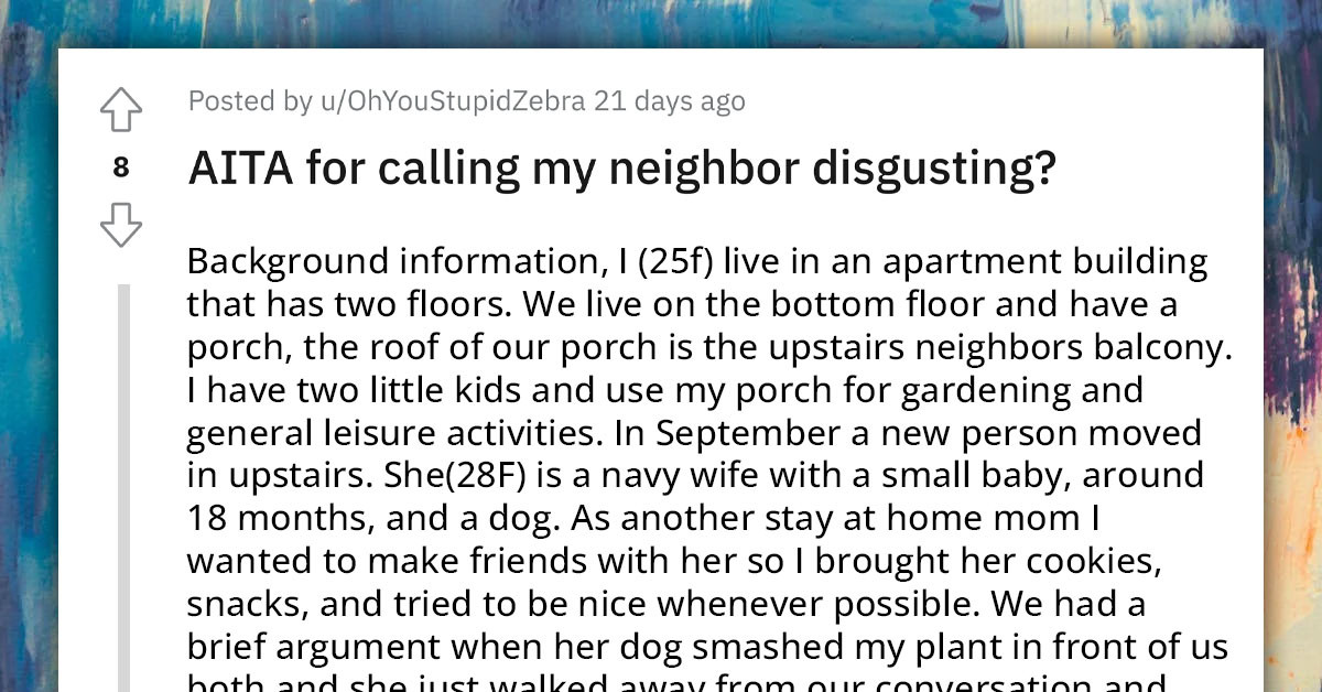 Woman Accuses Her Neighbor of Being "Lazy" and "Disgusting" After Finding Out How She Takes Her Dog Out for Potty Breaks