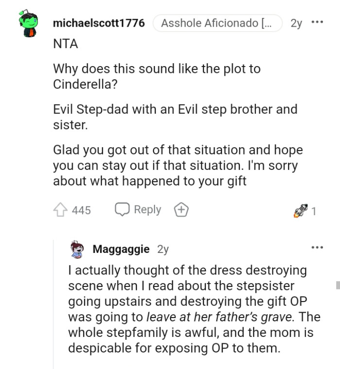 Here are a bunch of the most upvoted comments from Redditors in response to the post.