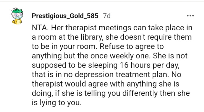 She Can Have Her Meetings Elsewhere