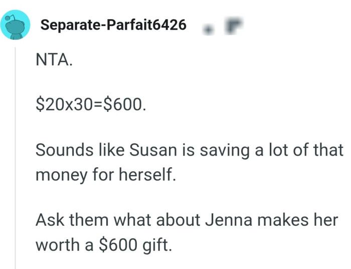 Susan would be making a lot of money