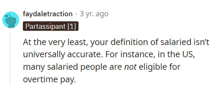 In the US, overtime's often the missing piece. It's like chasing unicorns in the corporate zoo!