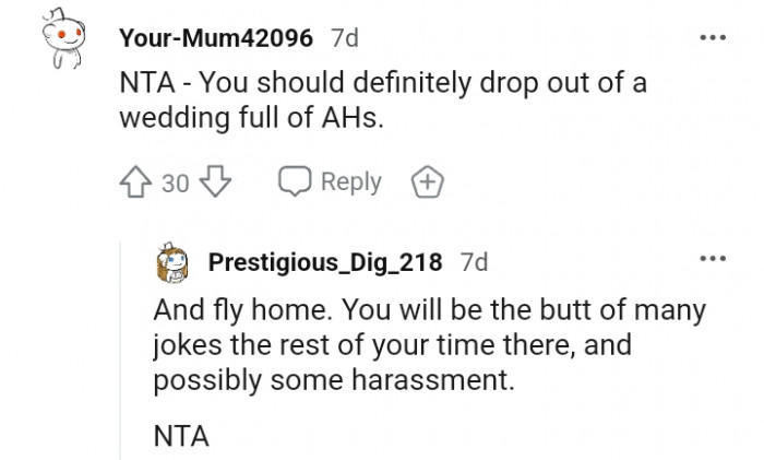 4. You'll be the joke for the rest of the time