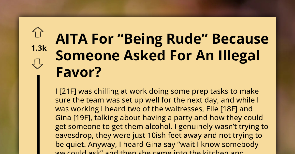 Workplace Drama Unfolds As Lady Bluntly Shuts Down Illegal Request From Teen Co-Workers