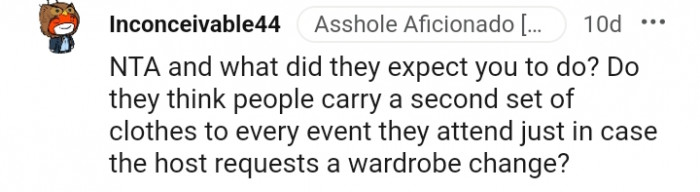 8. What did they expect you to do?