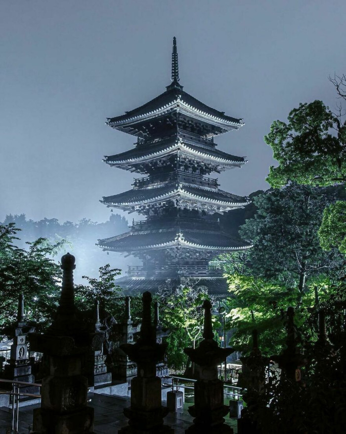 The Five-Story Pagoda Built In 1688 At Koushoji Temple In Nagoya, Aichi, Japan