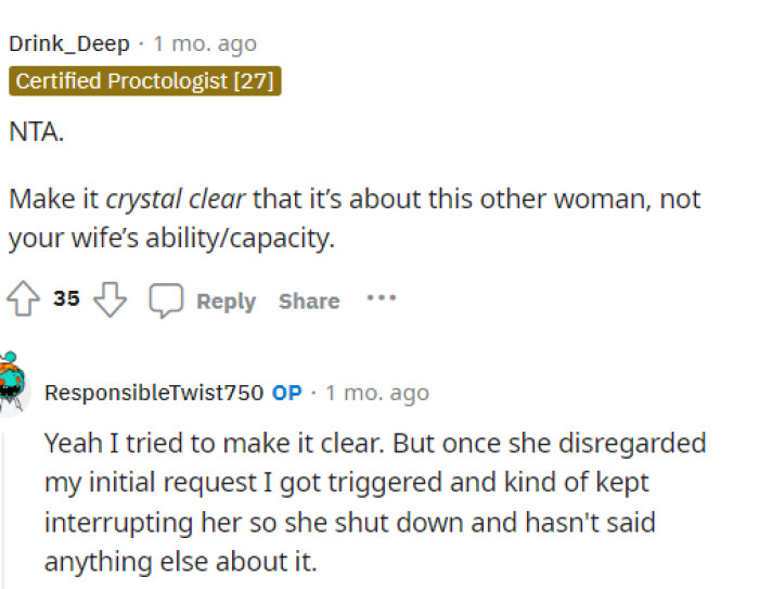 Many people gave advice, but it seems that OP has done a lot on his side to help explain this in the best way to his wife.