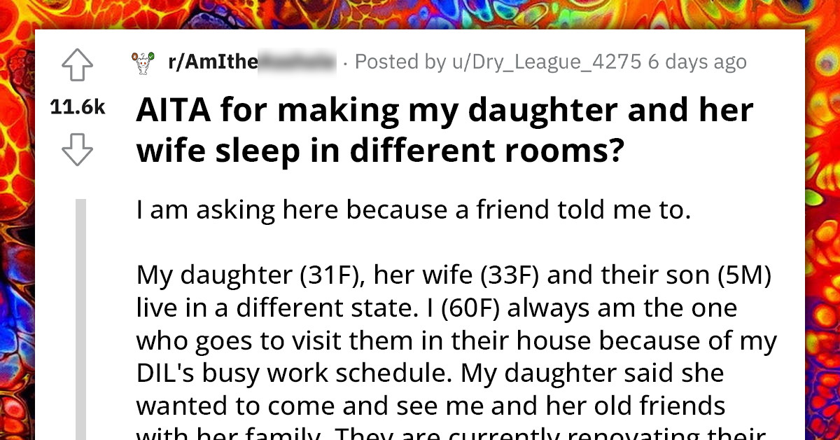 Mother Makes Her Daughter And Her Wife Sleep In Separate Rooms While They Stay At Her House