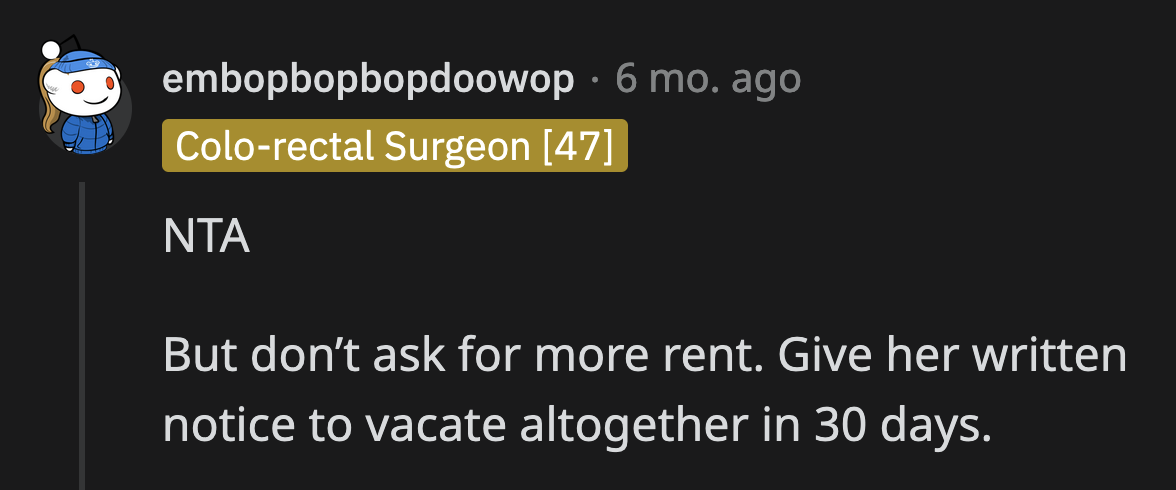 If the living situation is too stressful for OP and her kids, it might be time for their 