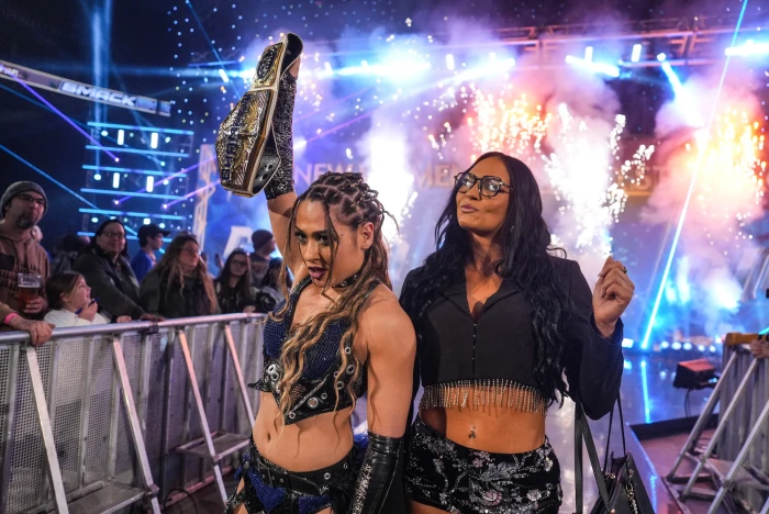 Kiana James in WWE ring, fans react to wardrobe mishap during live broadcast