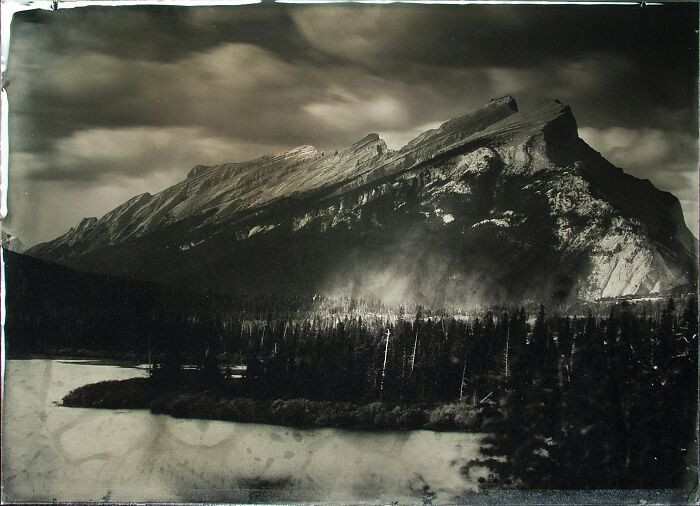 Rocky Mountains On Wetplate Collodion By Bill Hao, Canada