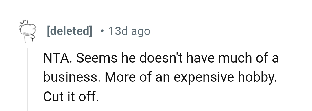 And the comments roll in, in their hundreds