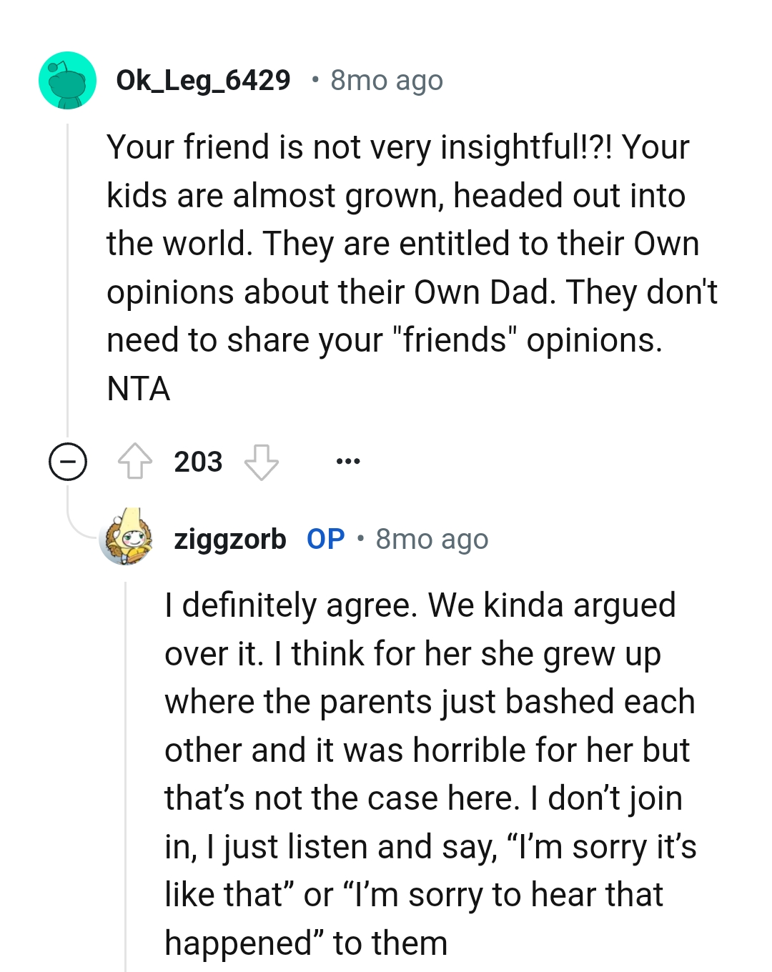 Growing up where the parents keep bashing each other.