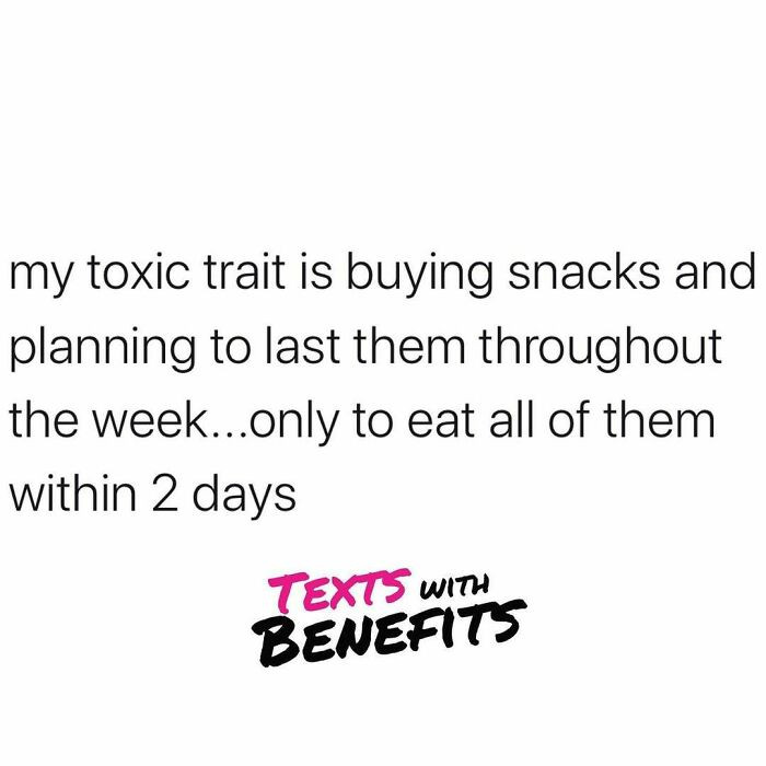 27. That's one heck of a toxic trait