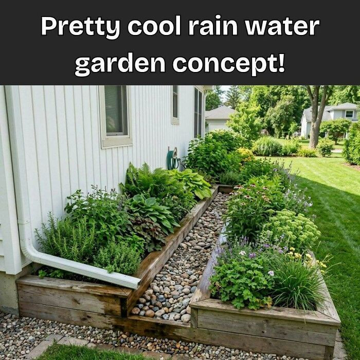"This Rain Garden Idea Is Actually So Clever"