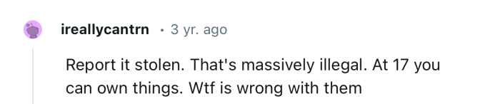 Report it stolen. That's massively illegal.