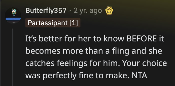 OP did the right thing, no matter what her mom tells her