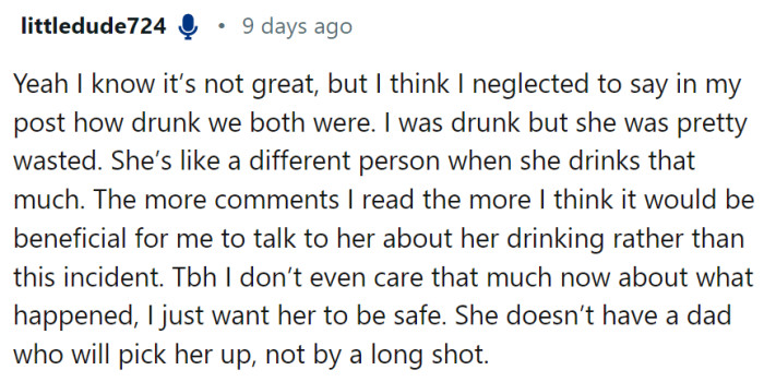 OP made things clearer, and it seems that her friend turns into a different person when she drinks.