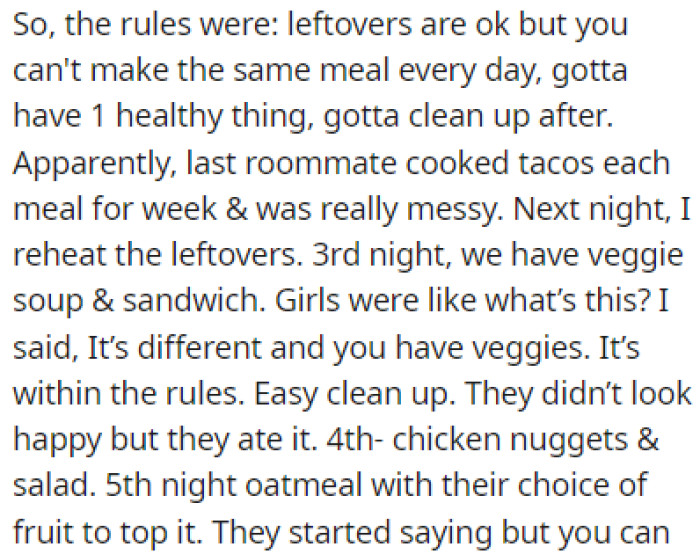 OP decided to start playing by their rules