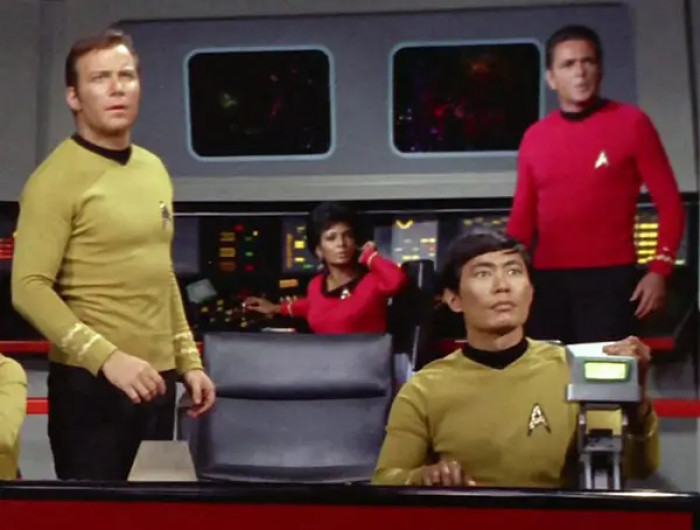 2. George Takei and William Shatner