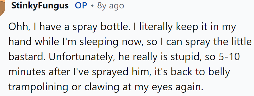 But the OP had already tried a similar technique and it failed