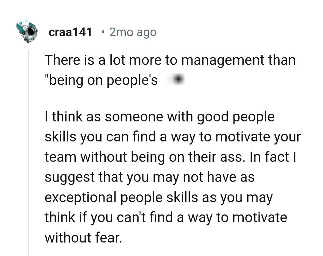 Finding a way to motivate the team