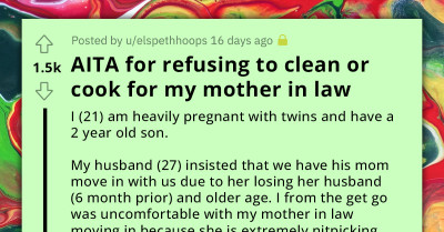 Pregnant Woman Is Fed Up Over Her Monster-In-Law Who Treats Her Like A Slave In Her Own Home
