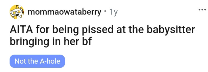 The OP Kicks Off Her Story