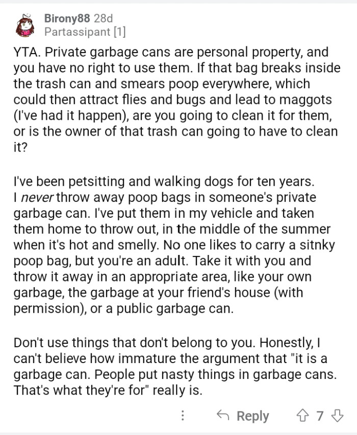 #20 That is why it's in front of their house; it is private.